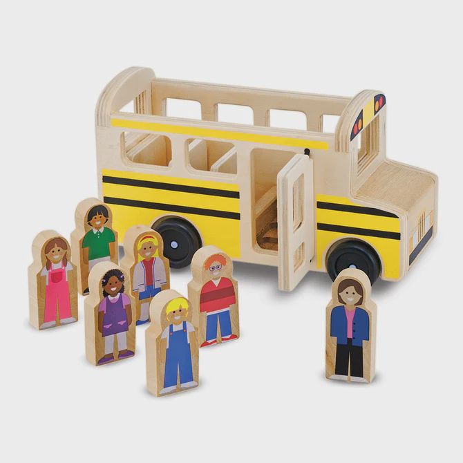 Melissa &amp; Doug wooden school bus