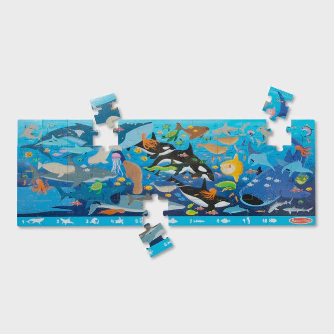 Melissa &amp; Doug 48pc search beneath the waves floor puzzle
