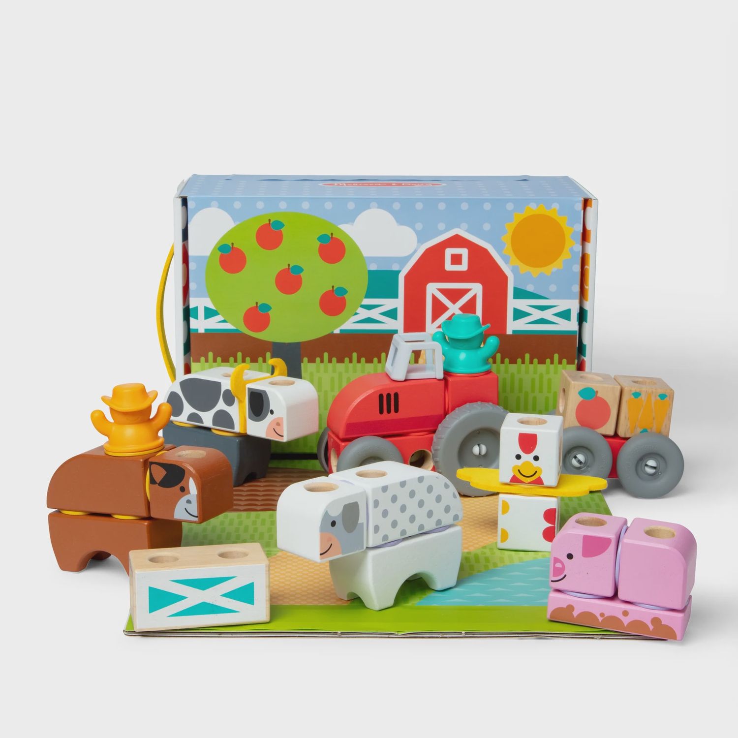 Melissa &amp; Doug Blockables farm playset