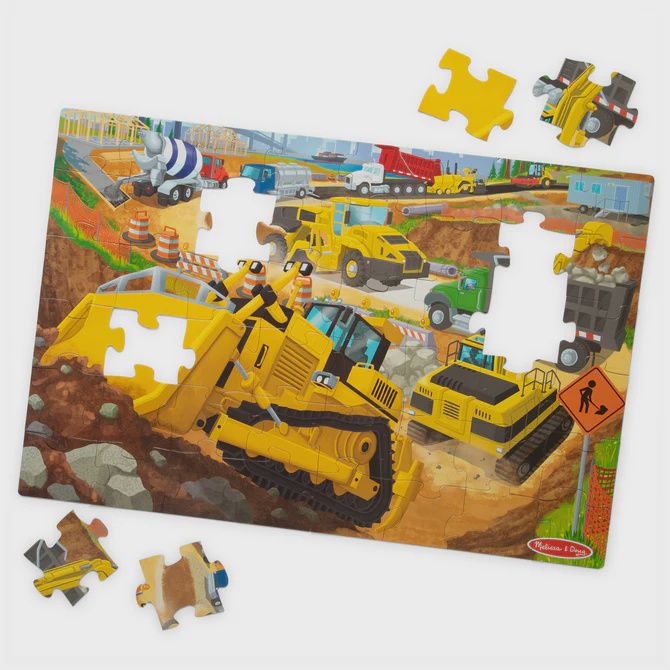 Melissa &amp; Doug 48pc building site floor puzzle