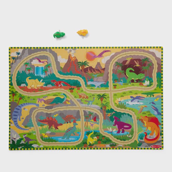 Melissa &amp; Doug dinosaur track puzzle