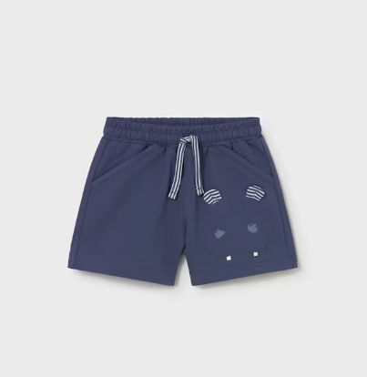 Mayoral Infant Hippo Shorts- Navy