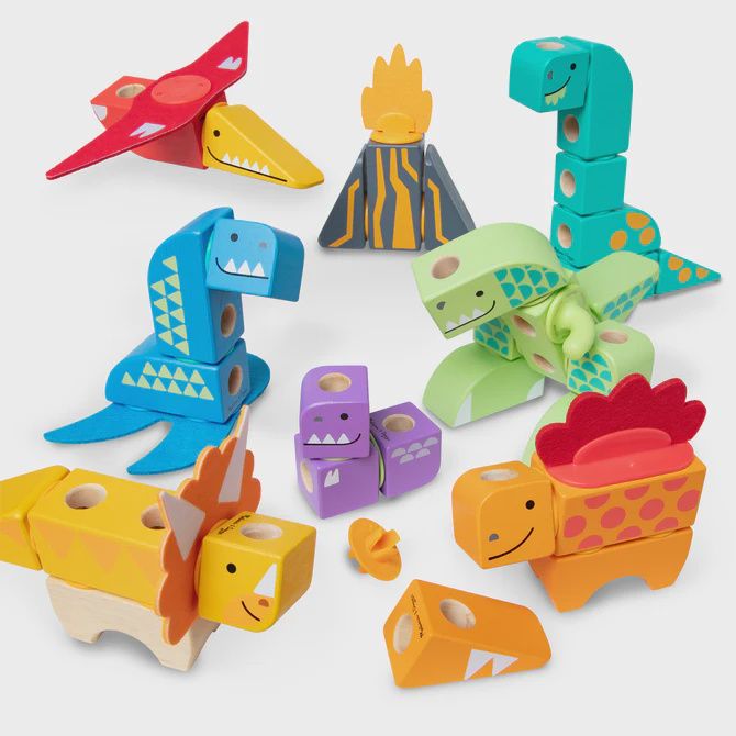 Melissa &amp; Doug Blockables dino playset