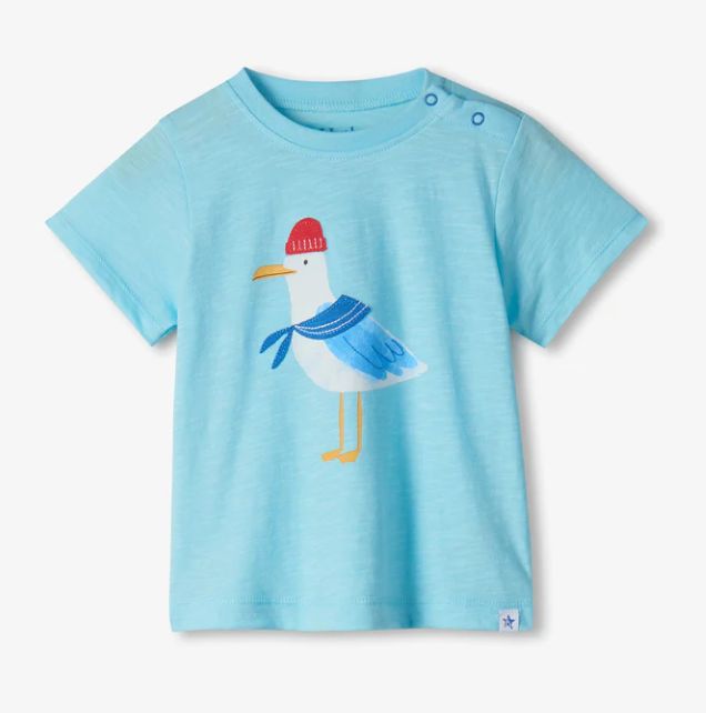 Hatley Infant Seagull Short Set- Blue