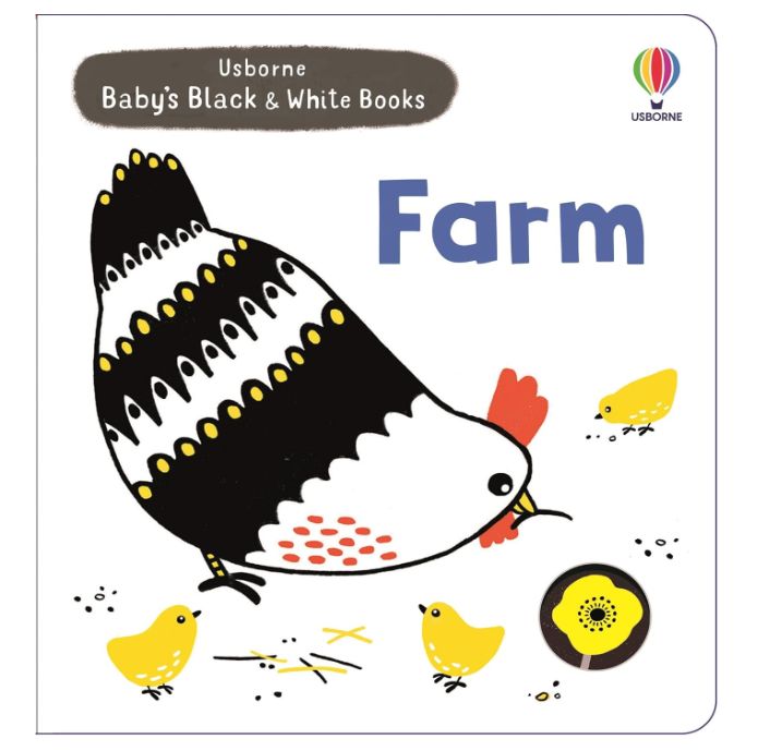 Baby's Black &amp; White Book: Farm