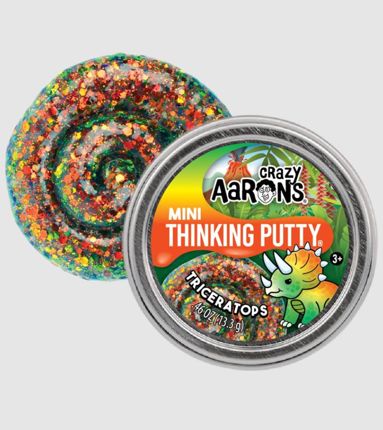 Crazy Aarons 2" Putty Tin- Triceratops
