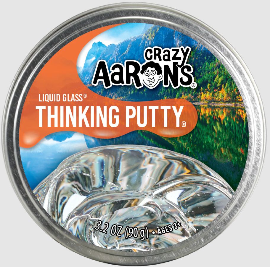 Crazy Aaron 4" Putty Tin- Liquid Glass