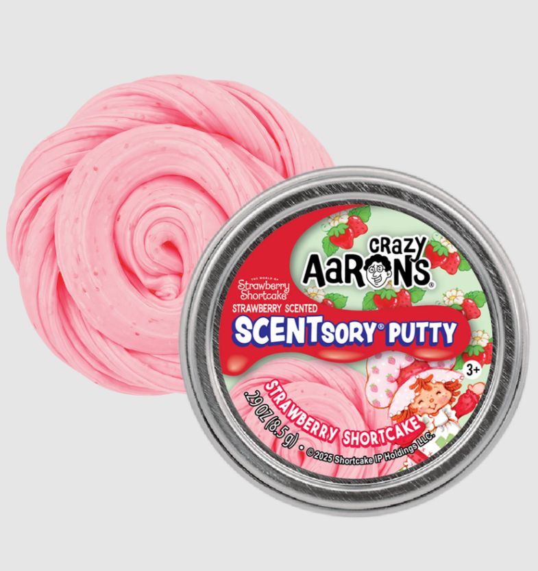Crazy Aarons 2" Scentsory Putty Tin- Strawberry Shortcake