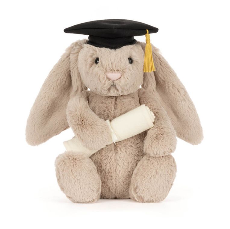 Jellycat Bashful Graduation Bunny
