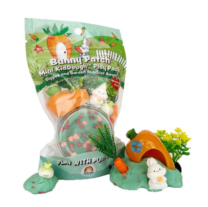 KidDough Bunny Patch Mini Play Kit