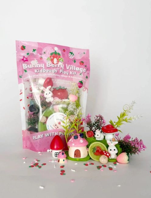 KidDough Bunny Berry Play Kit