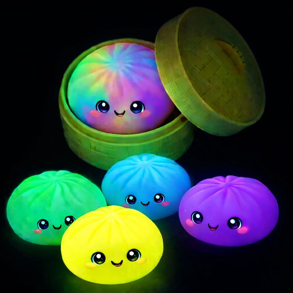 4” Mystery Squishy Dumpling – Glow-in-the-Dark