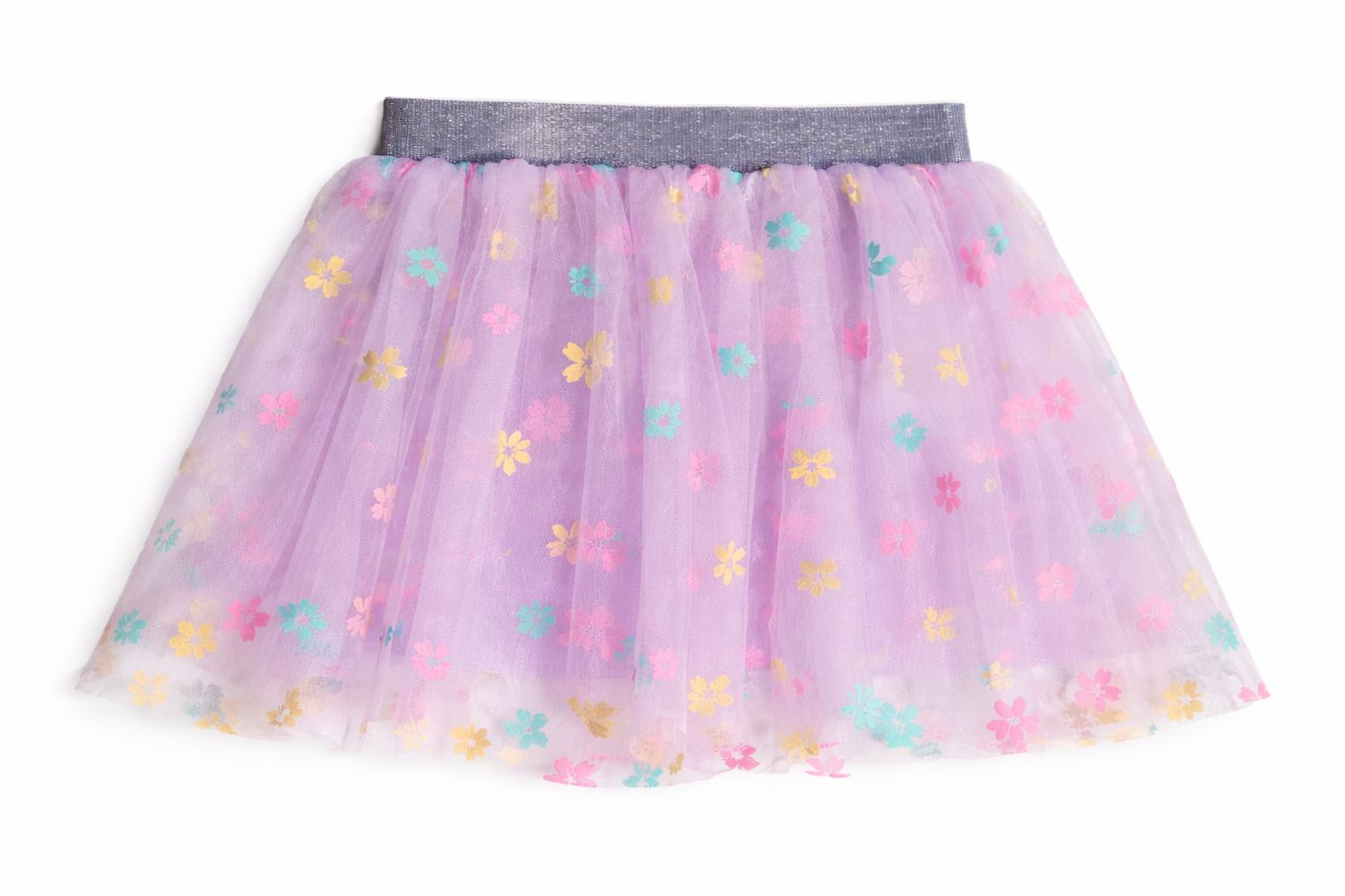 Violet Flower Print Tutu