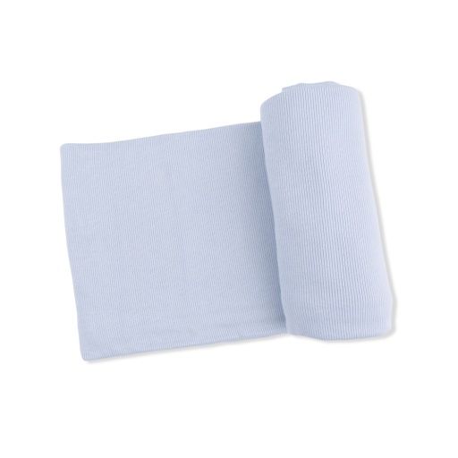 Solid Niagara Mist Rib- Swaddle