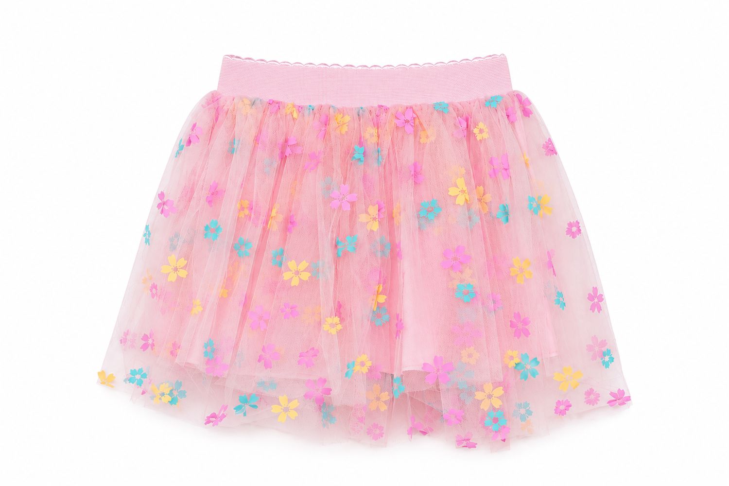Pink Flower Print Tutu