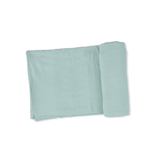 Solid Misty Blue - Swaddle Blanket