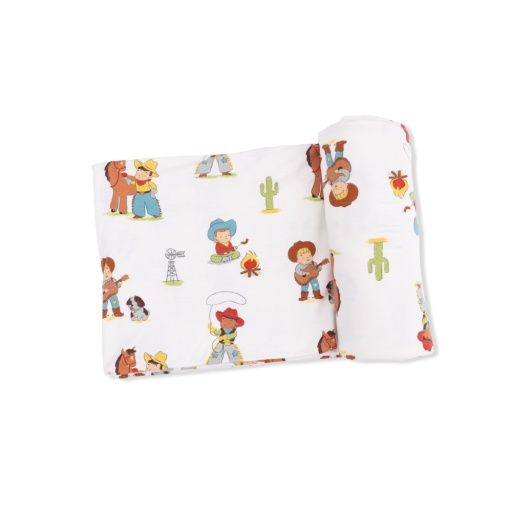 Vintage Cowboys - Swaddle Blanket
