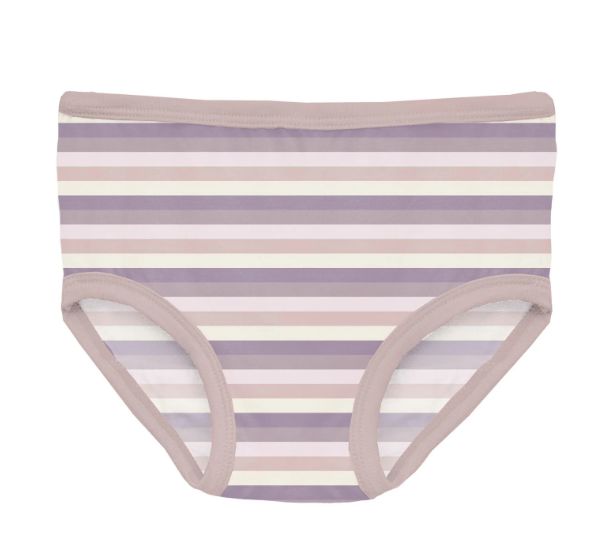 Kickee Bamboo Underwear- Lavender Stripe