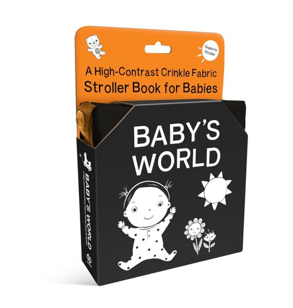 Baby's World: High Contrast Crinkle Fabric Stroller Book