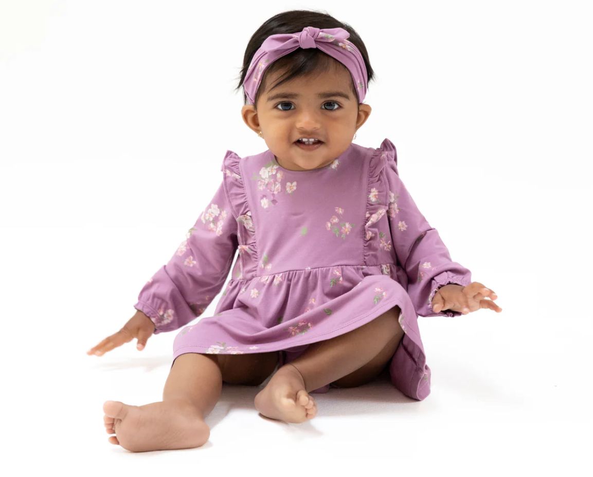 Angel Dear Woodsorrel Long Sleeve Bubble Dress