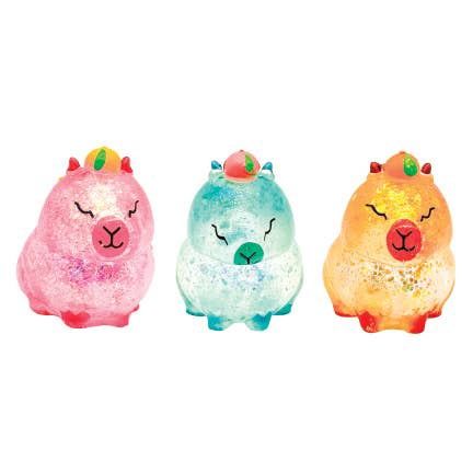 Capybara Glitter Squeeze Toy – Assorted Colors