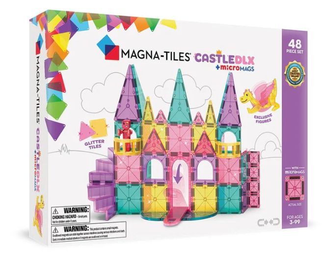 Magna-Tiles 48 Piece Castle Deluxe