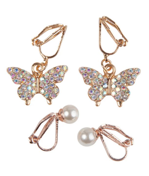 Great Pretenders Butterfly Clip-on Earrings