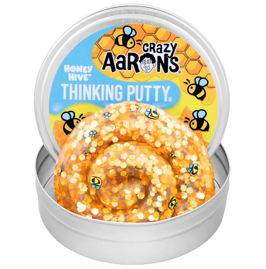 Crazy Aarons 4" Honey Hive Putty Tin