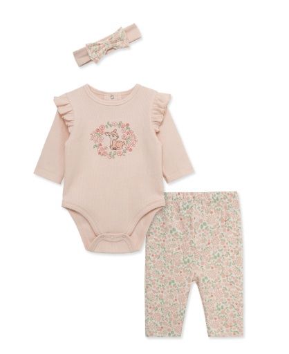 Little Me Deer Bodysuit Set