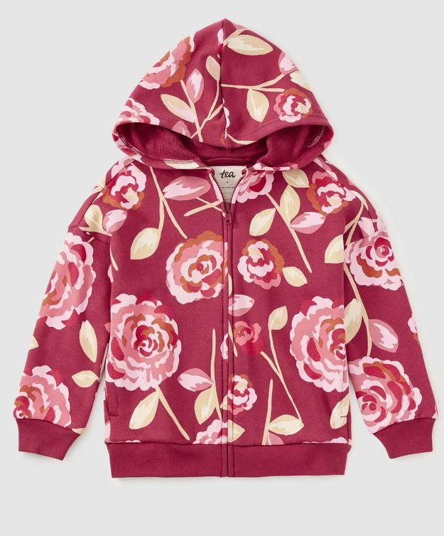 Tea Turkish Rose Easy Fit Hoodie