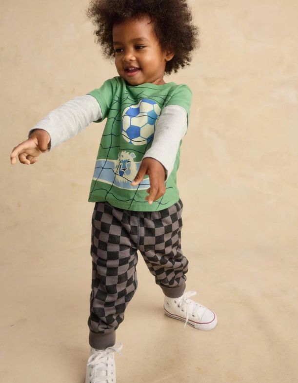 Tea Goalkeeper Lion Tee- English Ivy