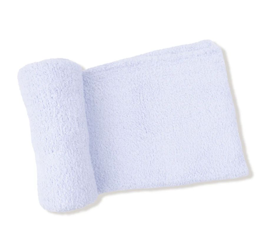 Angel Dear Chenille Blanket- Light Blue