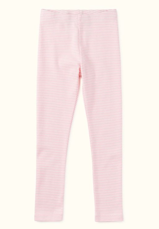 Tea Striped Leggings- Pink Lady