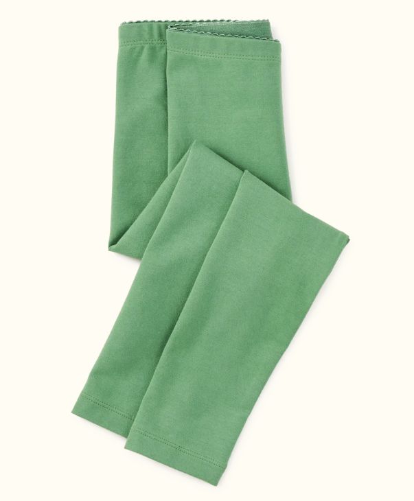Tea Solid Leggings- English Ivy
