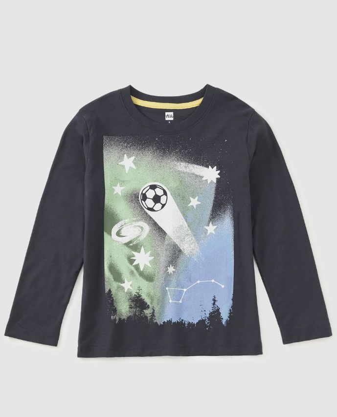 Tea Galactic Goal Tee- Indigo