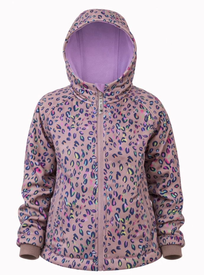 Thermkids All-weather Hoodie- Rainbow Leopard