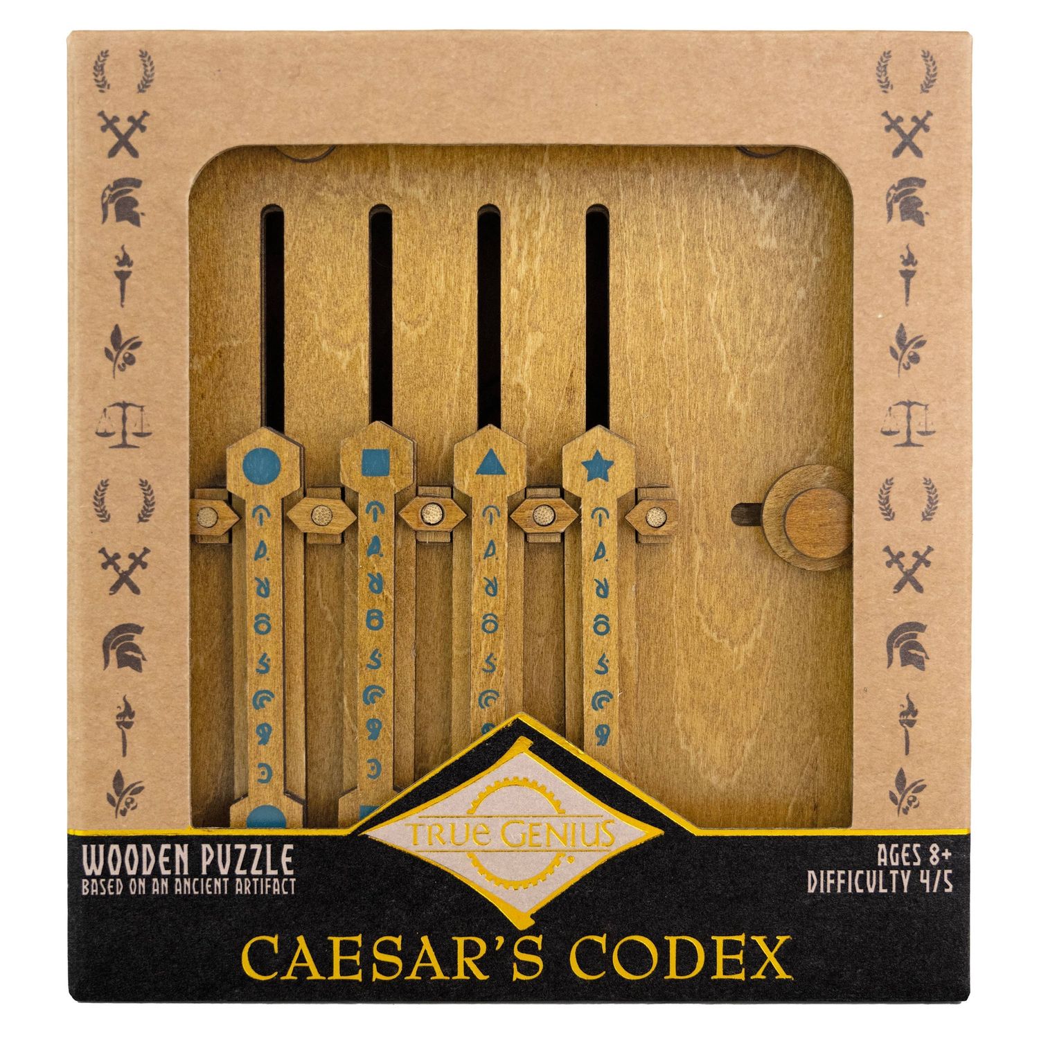 Caesar's Codex Wooden Puzzle Box