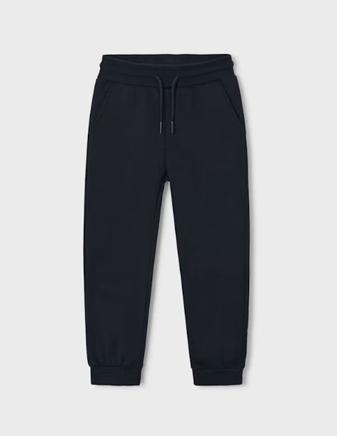 Mayoral Cuffed Fleece Pant-Black