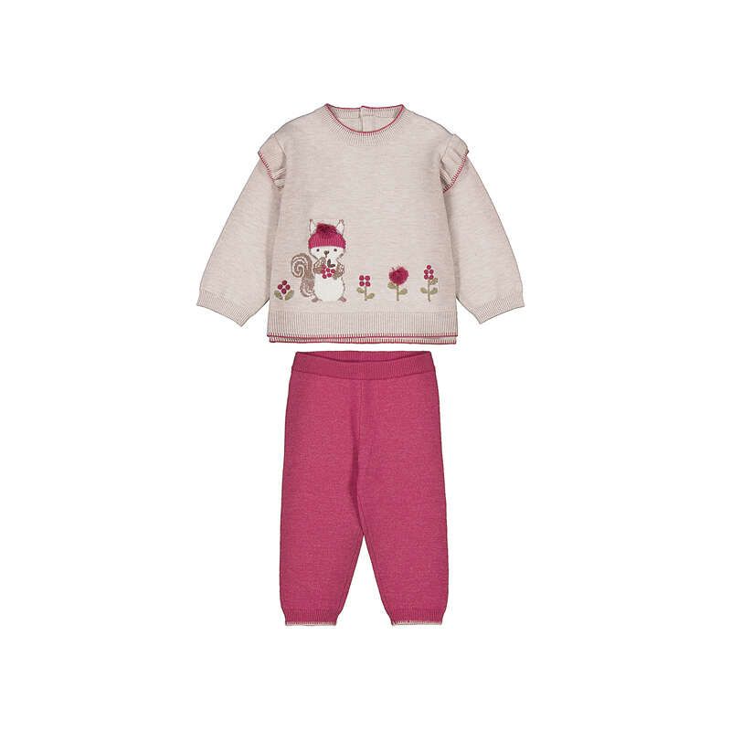 Mayoral Chipmnk Knit Outft- Petal