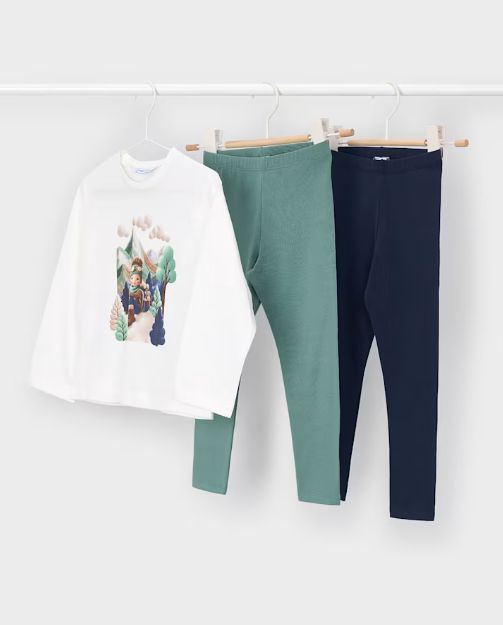 Mayoral 3-Piece Hiking Outfit- Bayleaf