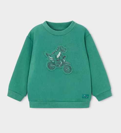 Mayoral Dino Sweatshirt- Green