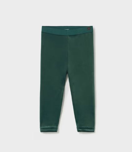 Mayoral Infant Velvet Legging- Green
