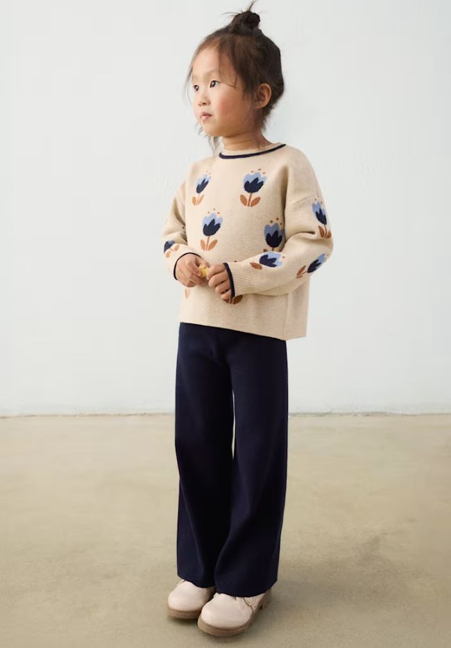 Mayoral Tulip Knitted Outfit- Navy