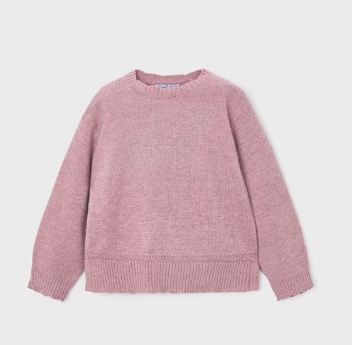 Mayoral Smooth Knit Sweater- Quartz