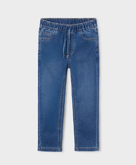 Mayoral Soft Denim Jogger- Medium Blue