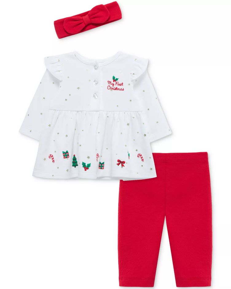 Little Me My First Christmas Tunic Outfit