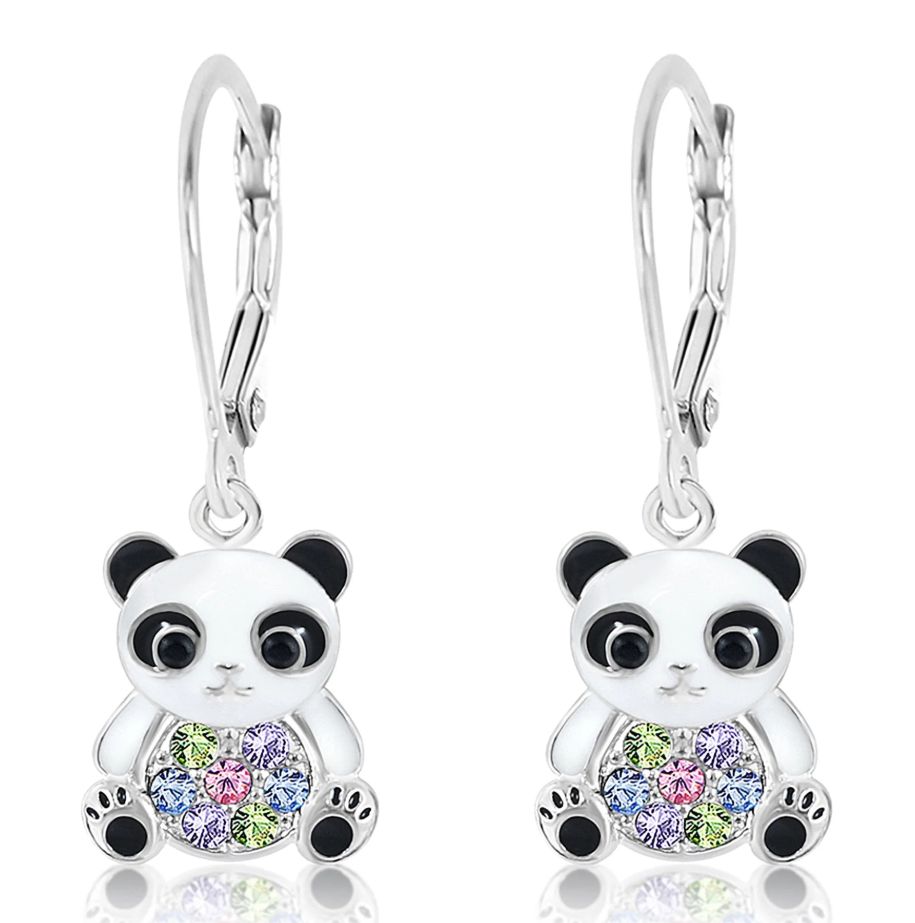 Chanteur Leverback Panda Earrings