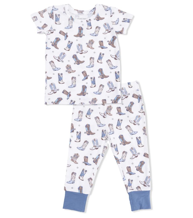 Angel Dear Boot Loungewear Set- Blue