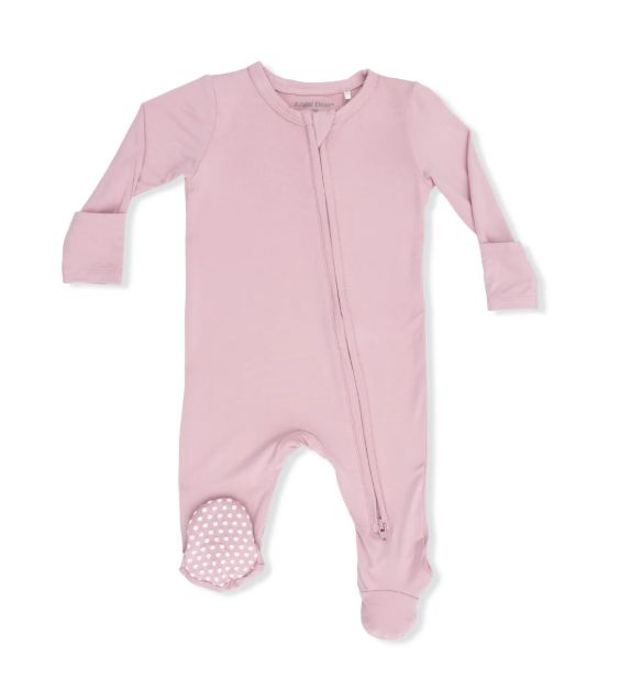 Angel Dear 2-Way Solid Footie- Peachskin
