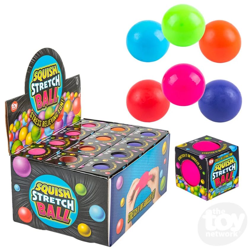 2.5" Squish &amp; Stretch Gummy Ball